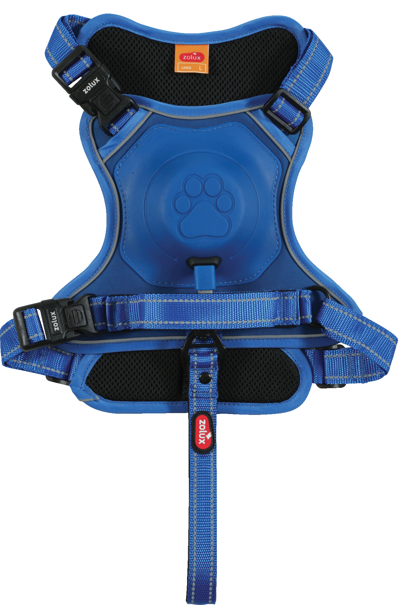 Harnais avec laisse retractable pour chien Easy Ride Large