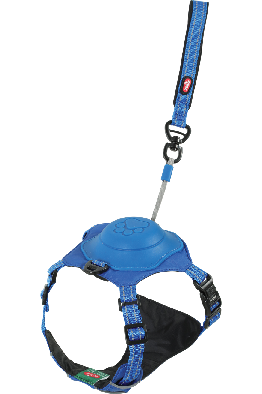 Harnais avec laisse rétractable pour chien Easy Ride XS
