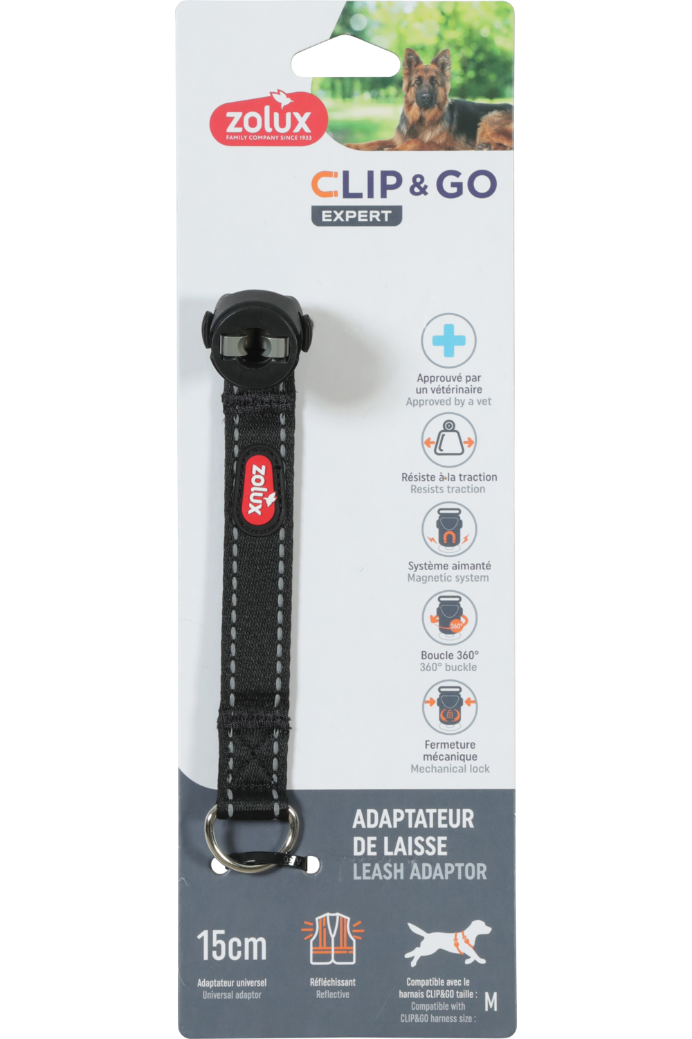Adaptateur Universel pour harnais Clip &amp; Go Medium