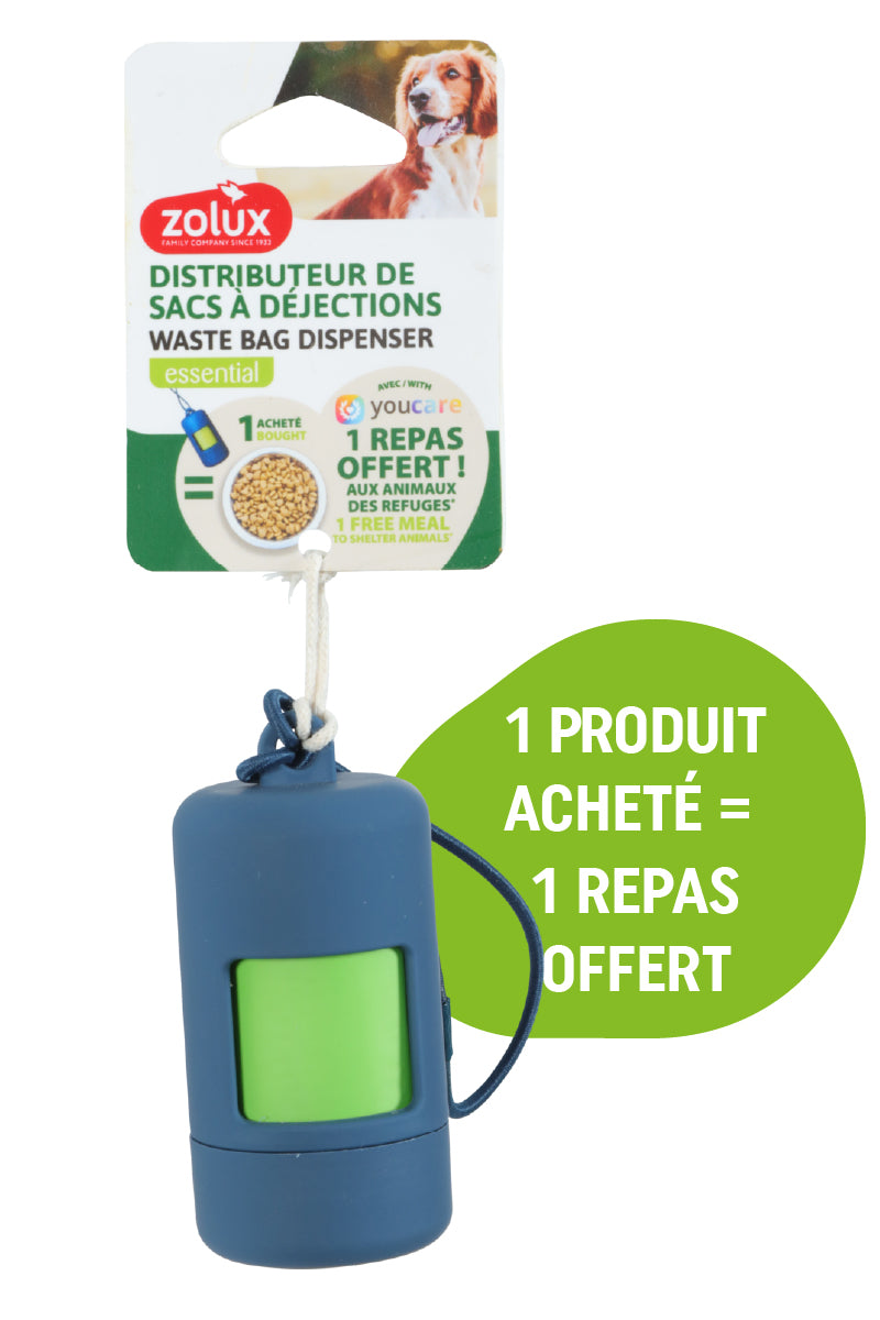 Distributeur de sacs à déjections chien – Zolux X YouCare
