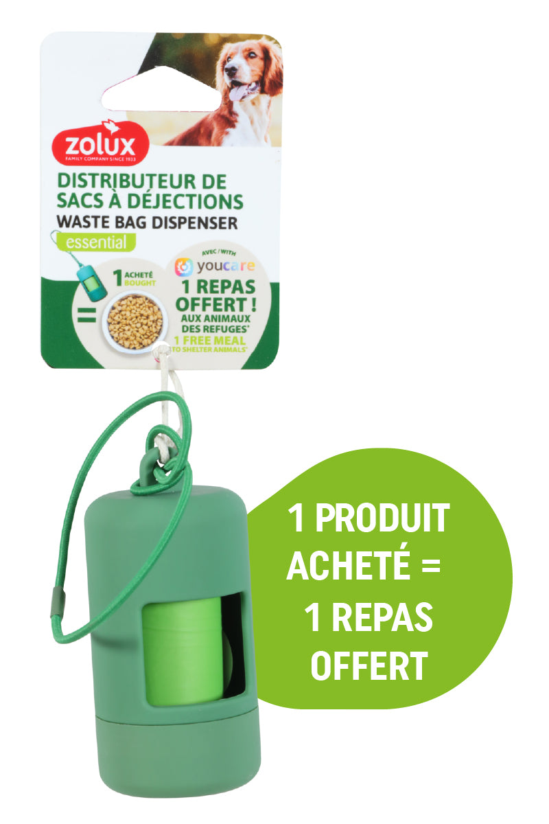 Distributeur de sacs à déjections chien – Zolux X YouCare