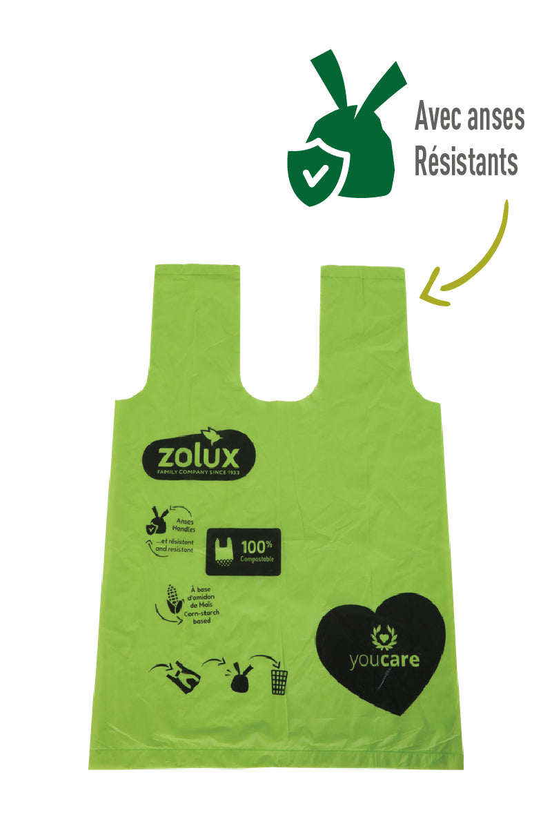 Sacs à déjections écoconçus Zolux X YouCare - Pack de 4